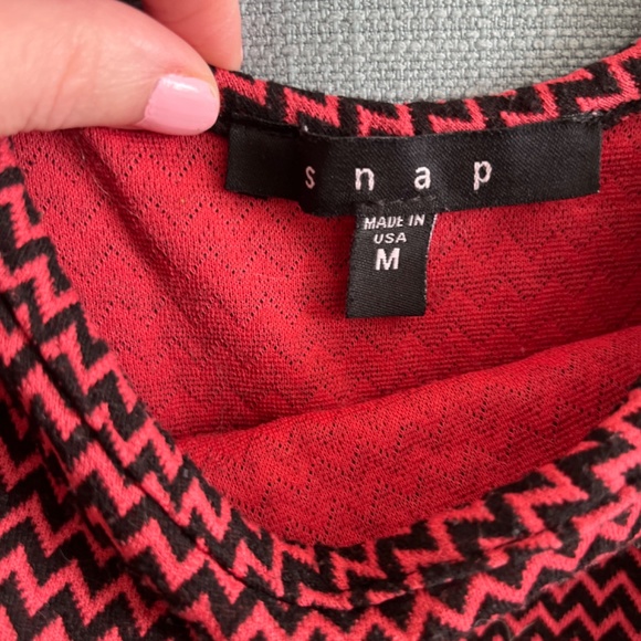 Red Skater Mini Dress - Picture 3 of 4